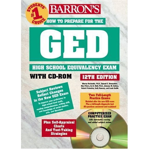 Pre-Owned How to Prepare for the GED with CD-ROM (Paperback) 0764175297 9780764175299