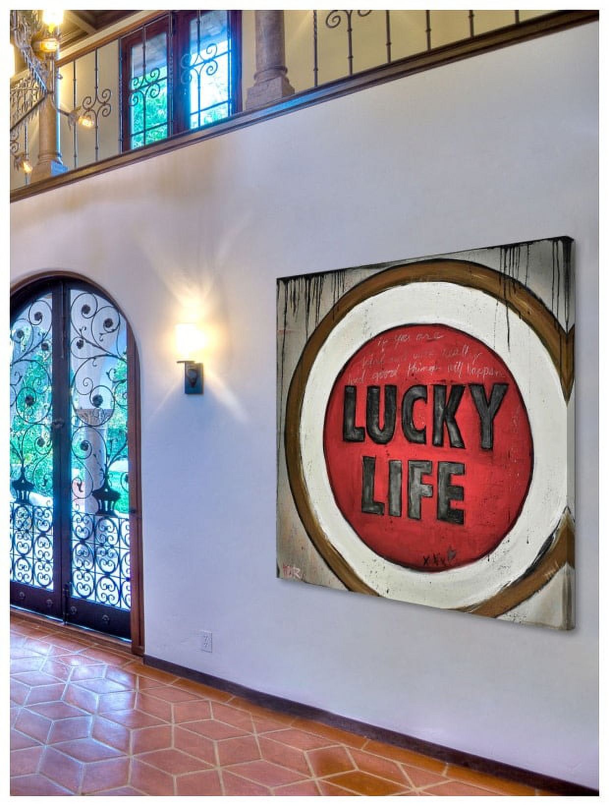 Marmont Hill "Lucky Life" by Tori Campisi Painting Print on Canvas