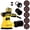 Machine with practical accessories, variant on DGB Variable Speed Electric Orbital Sander, Handheld Palm Sander with Dust Bag, Ergonomic Design, High Performance Sander for Wood, Metal & Paint Removal, Home Improvement & Crafting