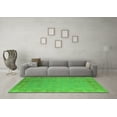 thumbnail image 3 of Ahgly Company Machine Washable Indoor Rectangle Oriental Green Industrial Area Rugs, 5' x 7', 3 of 4