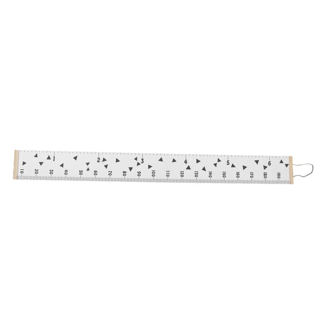 Tabla de crecimiento para niños, regla precisa para crecimiento de altura de bebé, lienzo extraíble para colgar en la pared, tabla de medidas para el hogar, triángulo