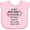 AD-Pink, variant on Inktastic My First New Year's Resolutions Boys or Girls Baby Bib