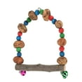 thumbnail image 4 of Bird Swing Toy, Hook Fixed Pecans Chewing Parrots Swing Perch  For Parakeet For Cockatiel S,L, 4 of 8