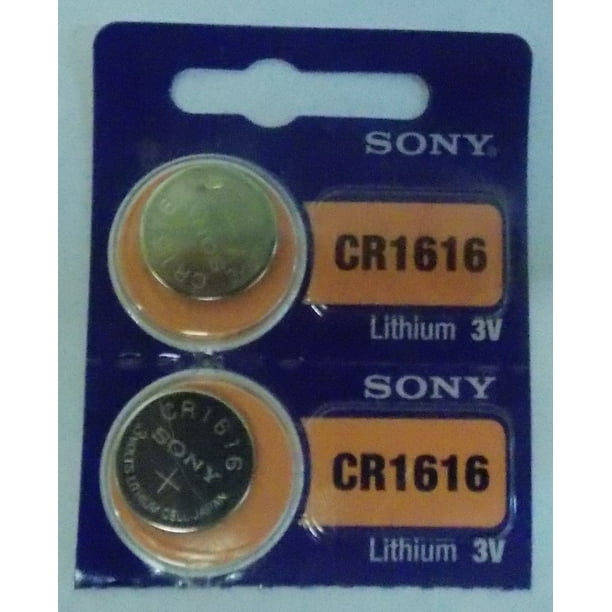Sony Murata CR1616 3V Lithium Coin Battery 2 Pack + FREE SHIPPING