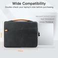 thumbnail image 2 of JETech Laptop Sleeve for 15-Inch MacBook Air (M2-M5), MacBook Pro 15/16-Inch (M1-M5) (Dark Grey), 2 of 6