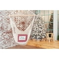 thumbnail image 3 of 20" x 20" Simply Daisy Merry Christmas Ticking Polyester Indoor/Outdoor Pillow, Haute Red Qty 1, 3 of 3