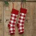 thumbnail image 3 of Woolen Wall Decoration Christmas Gift Bags Christmas Decoration Pendant Knitting Candy Bag Lattice Socks, 3 of 5