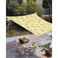 thumbnail image 3 of Sun Shade Sail 8'x10' Floral Rectangle Sun Shade Sails Canopy Waterproof Yellow Watercolor Flowers Outdoor Sunshades Sand UV Block Cover Shades Cloth for Patio Backyard Garden Deck Porch Lawn, 3 of 9