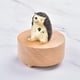 thumbnail image 3 of Caja de música de madera con formas de animales giratoria, adorno artesanal creativo básico. Erizo, 3 of 8