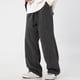 thumbnail image 1 of Pantalones largos de lana para hombre, moda, gruesos, sólidos, informales, cintura elástica, bolsillos, pantalones cargo para hombre, 1 of 6