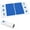 Blue, variant on Fidget Trading Board Mat with Storage Bag, Fidget Board Game Mat with Organized Trading Zones, Premium Non-Slip Material, Waterproof & Easy Clean
