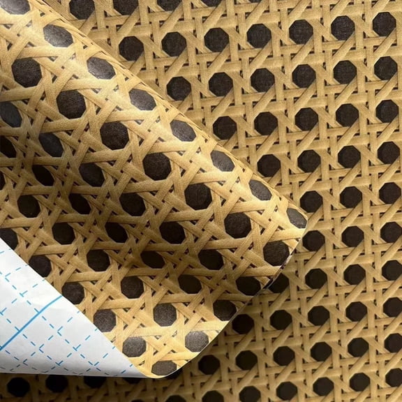 Honeycomb Grid Wallpaper Retro Style Restaurant Living Room Decoration Furniture Renovation Stickers DIY Self-adhesive Wallpaper