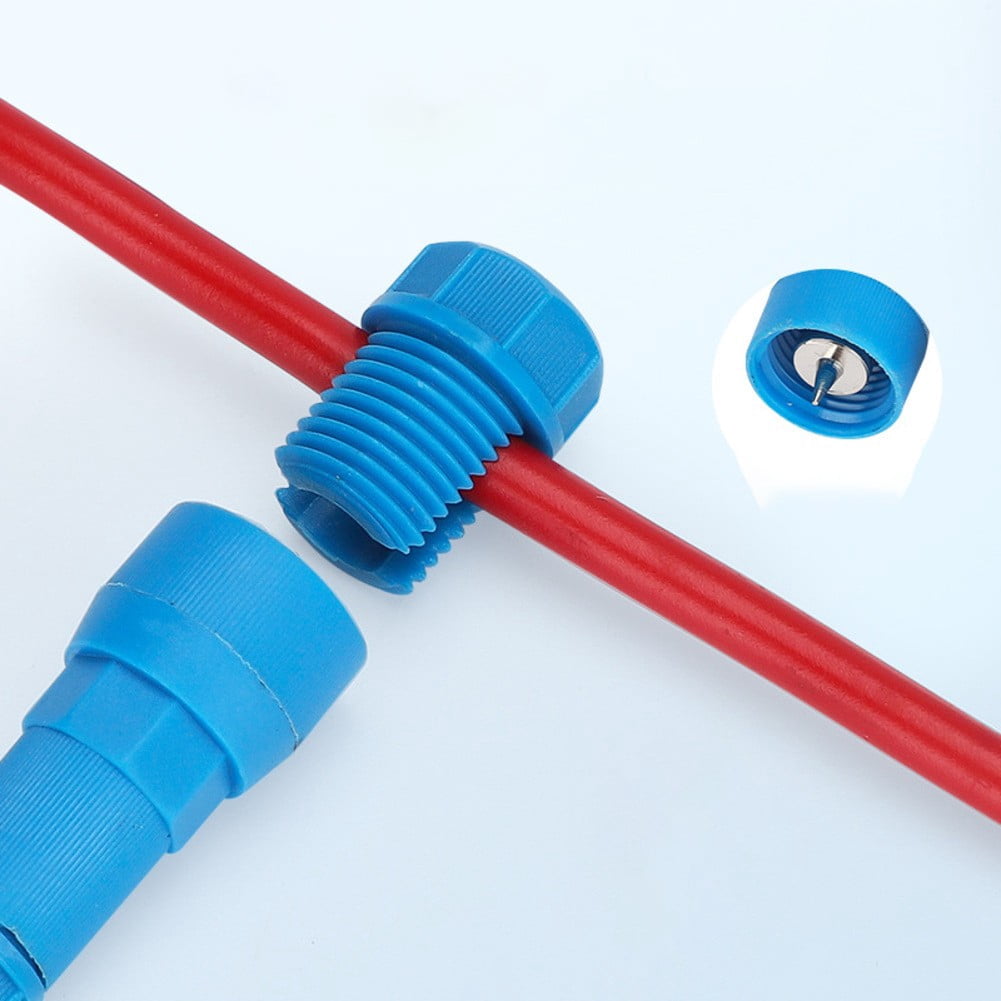 50pcs T-Piercing Quick Connect Wire Connectors for Convenient Landscape Lighting