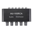 thumbnail image 3 of Distribuidor de Audio 5 Canales Mezclador EstéReo 1 Entrada Salidas Divisor para Amplificador Potencia Activo, 3 of 5