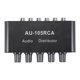 thumbnail image 3 of Distribuidor de Audio 5 Canales Mezclador EstéReo 1 Entrada Salidas Divisor para Amplificador Potencia Activo, 3 of 5
