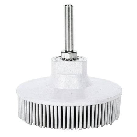 

3 Inch Bristle Disc Emery Rubber Abrasive Brush Deburring Polishing Grinding WheelWhite