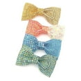 thumbnail image 4 of sunsanly Men Bow Tie Patchwork Color Shining Rhinestones Elastic Rope Neck Tie Suit Decoration Formal Wear Wedding Party Accessory, 4 of 8