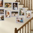 thumbnail image 5 of DEMAIKE 5x7 Glossy PVC Picture Frames for Table Top and Wall Mounting, Set of 5,Purple, 5 of 8