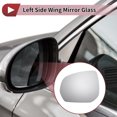 thumbnail image 3 of Unique Bargains 1 Pc Cristal de Espejo de Ala Lado Izquierdo Curvatura Simple para Citroen C3 PICASSO 2009-2017, 3 of 6