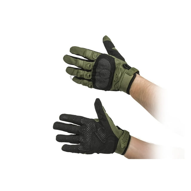 Valken Zulu Hard Knuckle Gloves ( OD Green / Option ) in Olive