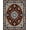 Brown, Pattern 10, variant on ODIKA 4'x6' Machine Washable Non-Slip Area Rug, Classic Boho With Faded Ornamental Filigree High Traffic Rug, Blue, 407107