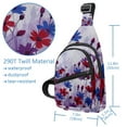 thumbnail image 4 of ERJLKXP Oil Painting Spring Flowers Small Mens Women Crossbody Chest Bag, Travel Over Shoulder Sling Bag Backpack Men Side Bag,Daypack, 4 of 6