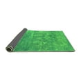 thumbnail image 2 of Ahgly Company Indoor Rectangle Oriental Green Industrial Area Rugs, 2' x 3', 2 of 4