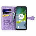 thumbnail image 3 of Funda Cartera FOXDOCK para MOTO E13 , Flip PU con Relieve de Gatos y Perros, Tarjetero y Soporte, 3 of 6