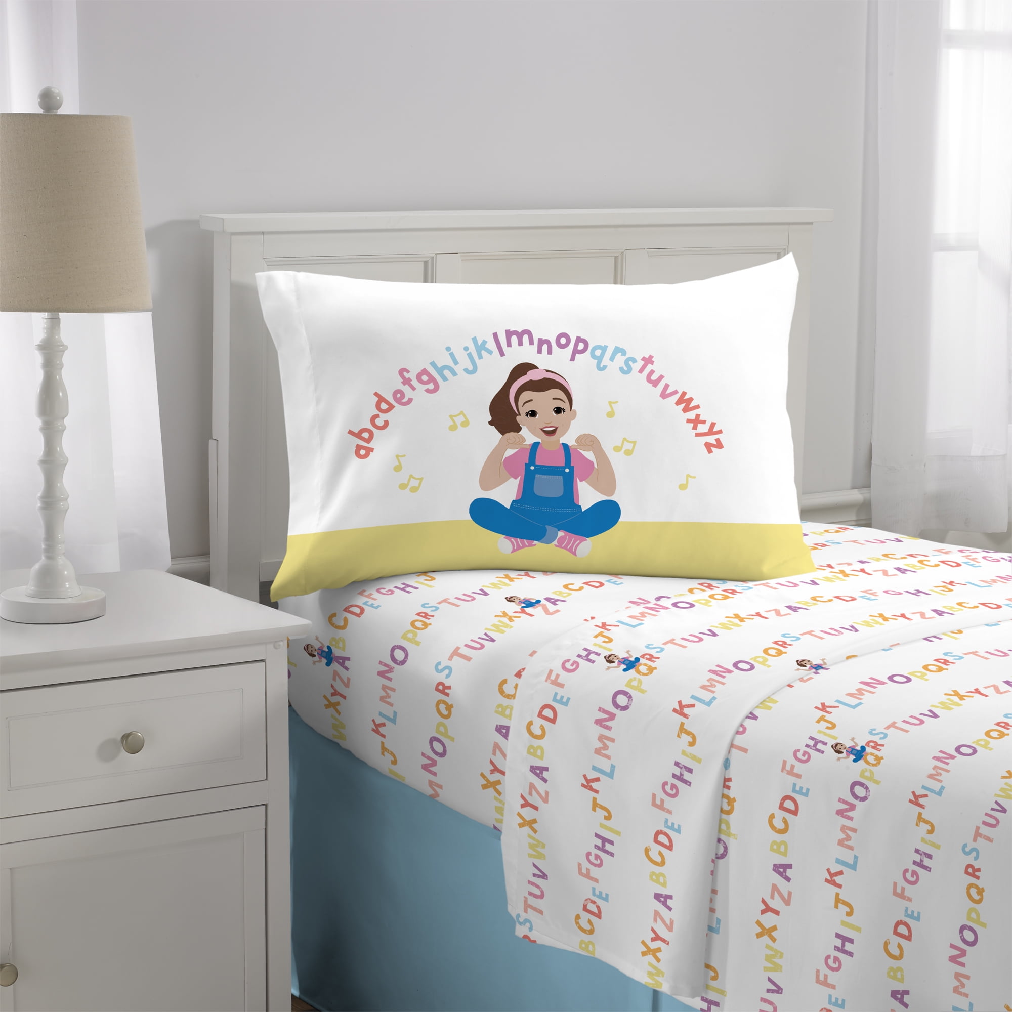 Ms. Rachel Kids Twin Sheet Set