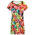 thumbnail image 3 of Fruit Loops Women's Dress Short Sleeve Summer Sundress Summer Women Clothes, 3 of 7