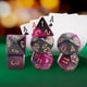 thumbnail image 4 of 7 Unids Acrílico Poliédrico Dados de de Familiar Jugar Entretenimiento Juguetes de Dados para Estrella Púrpura Hugo dados poliédricos, 4 of 7