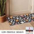 thumbnail image 3 of Colorful Mushroom Mixed Black Pattern Door Rugs,Washable Non Slip Door Mats Indoor,Decorative Door Mats,Entry Mat Indoor for Entrance,Bedroom,Kitchen,Bathroom,16"x47", 3 of 6