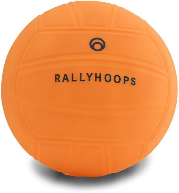 RallyHoops 7 ft - World's First Sports Game to Mash Volleyball & Basketball - Setup in Seconds - Easy to Learn - Fun to Play for All Ages