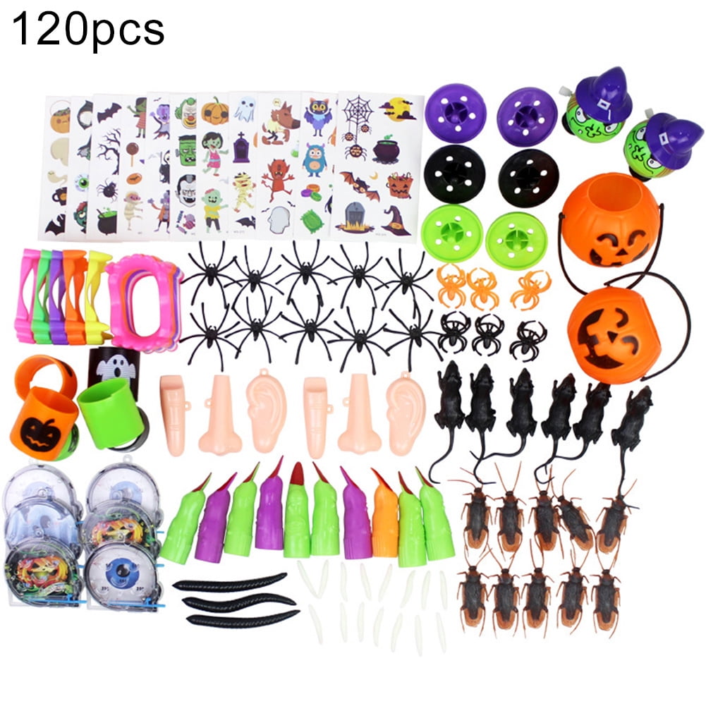 12 Plastic Insect Bug Models Halloween Jokes Pranks Kids Party Bag Filler Toy