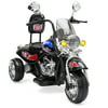 Best Choice Products 12V Kids Ride-On Motorcycle Chopper w/ Built-In Music, MP3 Plug-In (Black)