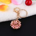 thumbnail image 2 of Veeki Cute Crystal Rhinestone Flower Keyring Keychain Charm Pendant Bag Purse Car, Compact Shiny Accessory with Red, Blue, Pink Colors24052483, 2 of 4