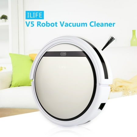 ILIFE V5 Robot Vacuum Mop Cleaner with Filter, Automatically Sweeping Scrubbing Mopping Floor Cleaning