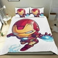 thumbnail image 1 of Iron Man Themed Bed Sheet Set Three Piece Set 53x79 Inches Comfortable And Skin Friendly Unique Design Creating A Star Studded Night, 1 of 6