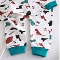thumbnail image 4 of HFHAPW Boys Girls Pajamas Pjs Toddler 2 Piece Sleepwear Kids Clothes Set Long Sleeve Fall Winter Set, 4 of 6