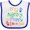 White and Royal, variant on Inktastic Nanny and Poppy Love Me Grandkid Boys or Girls Baby Bib