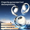 thumbnail image 6 of Open ear Earbuds,Wireless Earbuds,Bluetooth 5.4 Sport Headphones, 48h Bluetooth Stereo Deep Bass Bud with Earhooks, ENC Noise Cancelling Mic, IPX6 Waterproof Earphone for Workout Running, 6 of 8