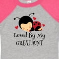 thumbnail image 4 of Inktastic Loved by My Great Aunt Boys or Girls Baby Bodysuit, 4 of 5