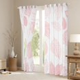 thumbnail image 3 of Manfei Tree Leaves Curtains Pack of 2 (42x84 Each) for Boys Girls,Brown White Curtains Blackout,Botanical Plants Bedroom Curtains,Luxury Bedroom Decor, 3 of 6