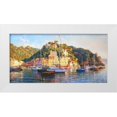thumbnail image 1 of Obuchovsky, Yury 18x11 White Modern Wood Framed Museum Art Print Titled - Portofino. Morning Light, 1 of 4