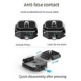 thumbnail image 4 of F38 Camera Shoulder Strap Mount Quick Release Kit Plate+Base for Backpack V2 T-Shaped Release Top Plate, 4 of 5