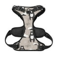 thumbnail image 4 of Kdxio Cartoon Bear Brown Print No Pull Dog Harness Adjustable Reflective Oxford Easy Control Medium Large Dog Harness for Training and Everyday-Large, 4 of 8