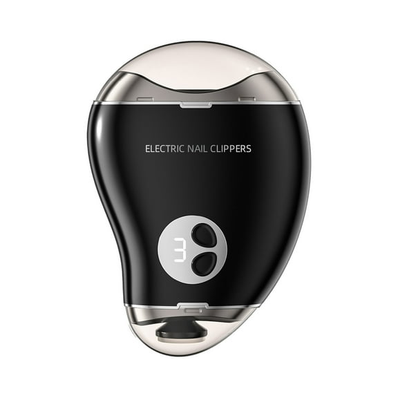 Soumake Electric Nail Polisher – 3-Speed Adjustable, Type-C Rechargeable, Automatic Nail Clipper & File with Digital Display for All Ages