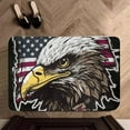 thumbnail image 4 of Goattoy Clearance Sales!Patriotic Party Supplies Welcome Doormat Flags Door Mat with Slip Resistants Rubber Vintage Linen Floor Mat for 4th Of July Independence Day Indoor Outdoor Home, 4 of 8