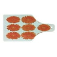 thumbnail image 2 of Orange Cutting Board, Arrangement of Orange Gerberas Botanical Bouquet Seasonal Growth Garden Spring Theme, Tempered Glass Cutting and Serving Board, Wine Bottle Shape, Orange, by Ambesonne, 2 of 5