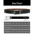 thumbnail image 5 of Maikun Belts for Men Reversible Leather Belt Dress Casual Men Belts One Belt Reverse For 2 Sides, 5 of 6
